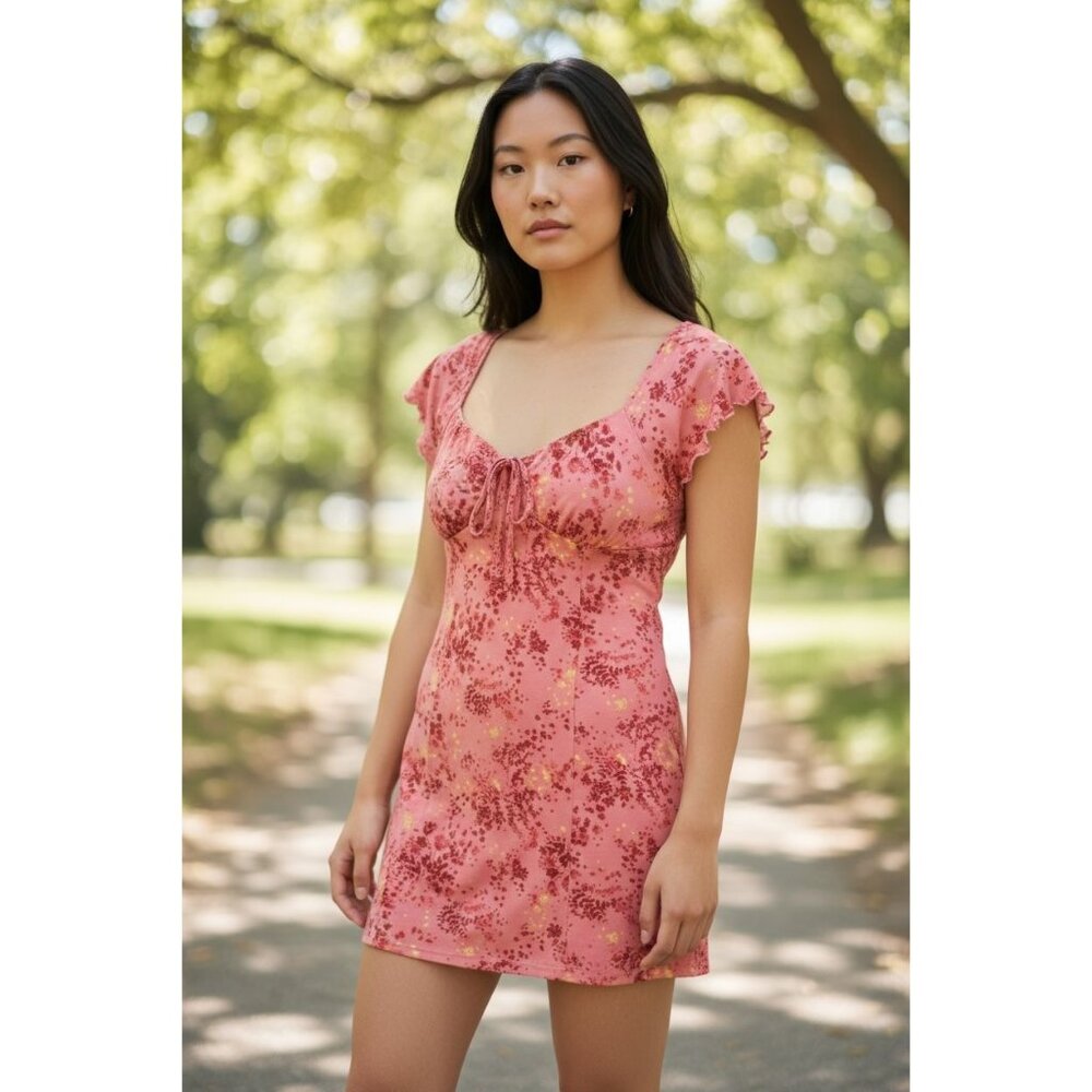 ABOUND Women Floral Dress LARGE
